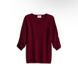 Maroon 3/4 Sleeved Sweater